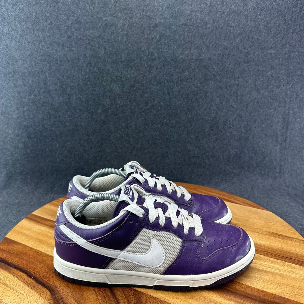Nike Dunk Low Cl Grand Purple Glitter White Woman's US Size 6.5 317815-511